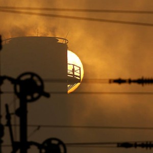 Nascer do sol em Skopje na Macedônia. Foto: Ognen Teofilovski / Reuters